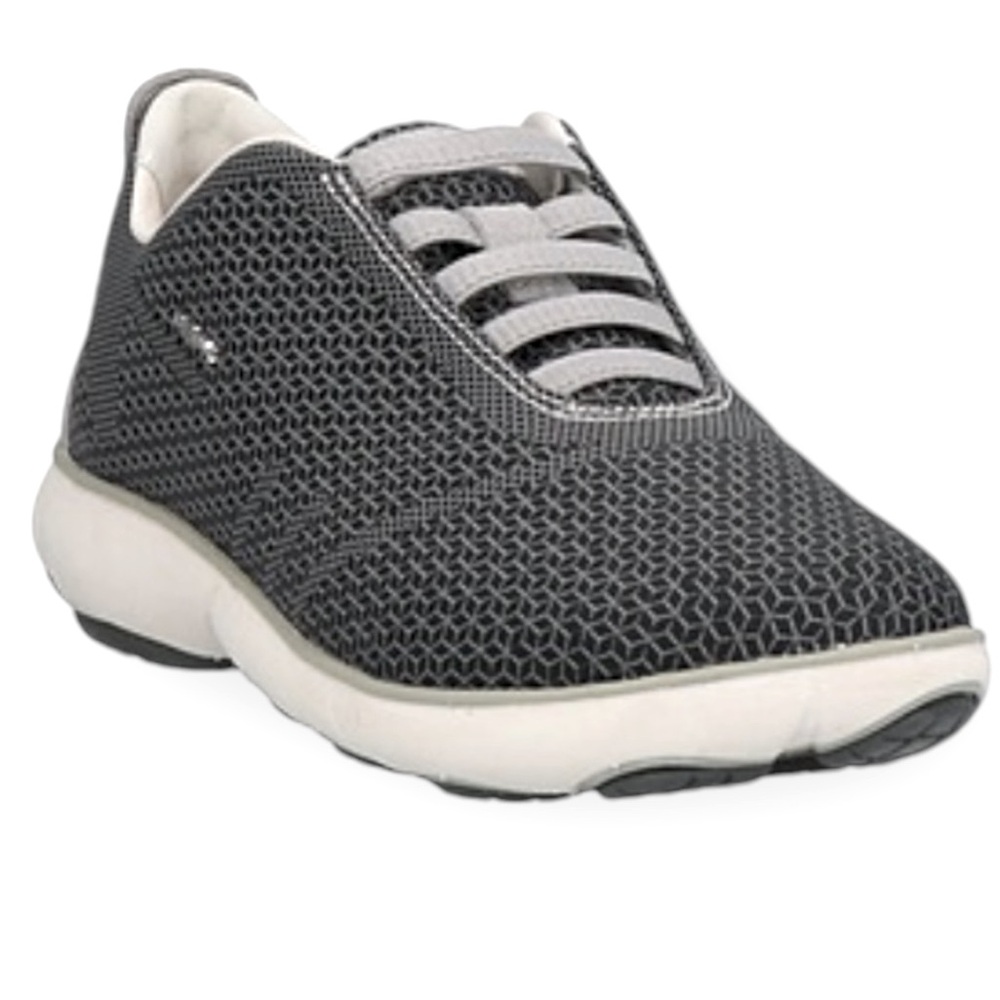 NWT Geox Nebula Sneaker Recyclable Material Color Steel Gray Size 5